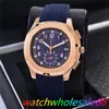 Aquanaut mecânica de alta qualidade 5968 Assista a homens de luxo PP ETA Automático Calendário Display Fino aço de ouro Sapphire Fashion Watches Watch Grenade Watch