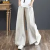 Women's Pants Capris Casual wide leg pants for womens autumn Trousers ZANZEA 2023 vintage high waisted pants Palazzo womens solid turned oversized Y240429