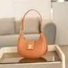 Hoog niveau originele Cellin Designer Bags Koreaanse versie Nieuwe Licht Luxe Moon onderarm tas Fashion Red Schouder Handtas Zoete Senior Small Bag met merk Logo