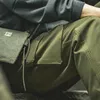 Pantalones para hombres madres retro táctico militar cónico pantalón para hombre 100% algodón ancho pantalones de carga informales pantalones de bolsillo grandes ropa de calle j240429