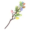 Flores decorativas Cutzas de huevo de Pascua decoraciones de primavera Diy Ornamento Arreglo Floral Festival Adorno Crafts Ramas de árboles