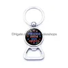 Party Favor 2024 Trump American Election Bottle Key Buckle Metal Ring Pendant Beer Opener Drop Delivery Home Garden Festive Supplies E Dhkgr