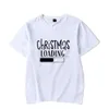 T-shirts masculins courts slve ts t-shirt t-shirt Chargé de Noël t-shirt bonne année