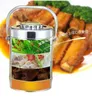 Bento-dozen draagbare lunchbox met hoge capaciteit met verwarmde roestvrijstalen voedselcontainer kinderen opslag bento Q240427