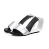 Phoentin Summer Designer Hollow Heel Slipper Sexy Women Sandals Wedge Shoes Woman Casual Beach Slides footwear FT1581 240423