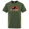 Camisetas masculinas Cartoon Dinosaur camise