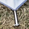 Ultraleicher Bodenblatt wasserdichtes Camping -Zelt -Fußabdruckmatte mit Stiften tragbarer Außenerhöhlen -Bodenblatt -Picknick 240418