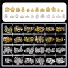 Kit decorazioni di strass per nail art kit in pensione di gioielli cristallo diamanti partisti dy manicure design unghie accessori 240425