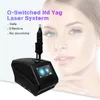 Klinik Verwenden Sie Picotech und YAG Lasermaschine Pico Laser Tattoo Entfernungsmaschine Q-Switched Picosekunden-Lasermaschine Kohlenstoffschale schwarze Gesichtspuppe für Salon