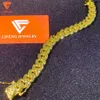 14 mm Cuban Link Chain Mens e Womens Gold Abbigliamento in lega grossolana in lega di Miami Cuban Bracciale