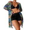 Women's Swimwear Tall Swimsuits For Women Long Torso Plus Size 3pieces Swimsuit With Sleeve Beach Cover Up Gothic Shirts Teens