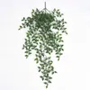Dekorativa blommor 85 cm konstgjorda gröna växter som hänger mandala vinstockar krukväxter släpande växt falska vinrankor trädgård vägg party dekoration