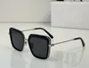 Quadratische übergroße Sonnenbrille Schwarz Gold Metall Rahmen/graue schattierte Frauen Männer Sommer Schatten Sunnities Lunettes de Soleil UV400 Eyewear