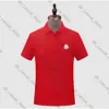 Monclespolo Hayvan Baskı Erkekleri Polo Gömlek Günlük İşletme Top Nakış Polos Gömlek Erkek Kısa Kollu Homme Büyük Boyut Tavan Tees Tasarımcısı 809