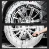 Car Wash Microfiber Wheels Brush Non-Slip Ultra Soft Car Cleaning Gloves Mitt Car Wheel Spokes Brushes Car Accessories