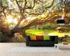 3D Room Wallpaper Custom Po Nonwoven Mural Fresh Natural Scenery Woods Big Trees Forest Landschap Muurschilderingen Wallpaper voor W8287633