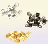 1000pcslot lädersladd slutkapslar Änd CLASPS CRIMP -pärlor för smycken tillverkning 9x45mm483961