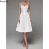 Casual jurken 2024 Sexy slip geborduurde maxi voor vrouwen zomer elegante luxe avond bruiloft gasten formeel lang feestjurk wit