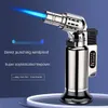 2021 New Jet Flame Windproof Cigar Lighter Butane Without Gas Blow Torch Lighter For Kitchen BBQ