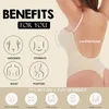 Kvinnors shapers Invisible Rygglösa Shapewear bodysuits thong for Women u kastar sömlös Push Up Full Body Shaper Top Fajas midja Trainer Corset Y240429