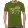 T-shirt maschile migliori del 1977 T-shirt per i regali di compleanno Maglietta grafica Shor Slve Cotton Cassette Tape Tshirt Ts tops harajuku strtwear t240425