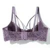 BRA's Beauwear Cross-riemen 3/4 Goten bekerbeha's voor vrouwen Bralette met Wire Floral Lace Bras Cup B-7004 Y240426