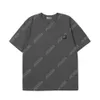アイランドニューメンズTシャツファッションカップルスタイルルーズティーストーンクラシックスタイルバッジ刺繍ラウンドロゴショートスリーブルーズコットンカジュアルトップTシャツサイズM-XXL 2906
