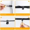 Decorazioni Sphoon 15m 20m Luce a LED collegabile Luce E12 Base G40 IP44 Waterproof Garland Garden Garden Wedding Lights Home Decor