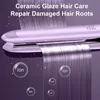 26mmネガティブイオンヘアストレートナーツイストストレートリングカーリングアイアンプロアンチスカルドセラミックグレーズ高速加熱スタイリングフラット240423