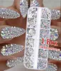 12 Boxesboxes DIY Crystal Rhinestone Jewelry Glass 3D Glitter Diamond Gem Paznokcie dekoracja paznokci biżuteria 3051808