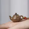 Strand Green SandalwoodSmall Handheld 6mm Female Handstring Buddha Beads Sandalwood Handle Pot Tea Pendant Antique Jewelry
