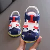 Sandalen baby zomer sandalen baby jongens en meisjes schoenen rubber zachte zool anti slip kleuterschool cartoon dier baby wieg schoenen pasgeboren G12204L240429