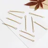 Haarclips Vintage Gold Farbwellenhaarpins Frauen Girls Styling Accessoires Salon Clip DIY Modeling