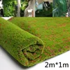 Fleurs décoratives Artificiel Moss Grass Green Plantes Patio Shop Wall DÉCORD DE MAL