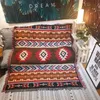 Tribal Blankets Indian Outdoor Rugs Camping Picnic Blanket Boho Decorative Bed Plaid Sofa Mats Travel Rug Tassels Linen 240409