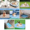 PET Ice Silk Pet Dog Mat Summer Cool Pad Cat Breating Cooling Food Rozmiar 240424