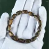 Strand Chinese Xiang Hainan Kyara Agarwood -armband met vorm Shaili Single Circle Men and Women Crafts houten