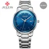 Julius Brand Stainless Steel Watch Ultra Thin 8mm Men 30M Waterproof Wristwatch Auto Date Limited Edition Whatch Montre JAL0405545594