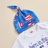 Vêtements Ensemble Citgeesummer Independence Day Baby Bébé garçons tenues à manches courtes Romper étoile Pantal