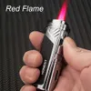 HD CROC Эксклюзивный сигар LIGHER BIG FIRE PINK FOUR FLAME FORCH LIGHTER 2 в 1 сигарная буровая ветропроницаемая зажигалка для сигары