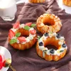 Decoratieve bloemen simuleren fruitcake donutmodel kunstmatige nep brood bakkerij po prop keuken diy decor
