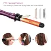 CKEYIN 28mm Hair Curler Tourmaline Ceramic Fast Heat Curling Iron LCD Display Rotating Roller Auto Rotary Styling Tool 240423