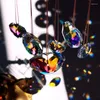 Décorations de jardin 30 mm Crystal Suncatcher Coeur Forme Prism ChandelieParts Perles Garland Sun Catcher DIY Ornements de décoration suspendue