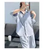 Women's Blouses Women 2024 Spring And Summer Arrivals Simple Casual Lightweight Cool Linen Blended Commuting Fashion Top Shorts