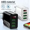 5V 3A 3 USB Digital Fast Charger Intelligent 3U Display Charging Head Produit