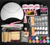 Nail Art Kits Supplies for Professionals Acryl Powder Set Semipermanent volledige nepnagels manicure6673238