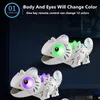 High Simulation Chameleon 2.4G Remote Control RC Robot met licht geluidseffect staart Swing StrENDeerbare tong Intelligent dier 240418