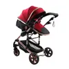 Bebek Babası# Baby Stoller 3'ü 1 arada katlanır çift taraflı çocuk dört sezon Kinderwagen Yeni doğan seyahat için yüksek manzara q240429