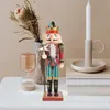 Figurines décoratives pour nourrissons Noix de casse-noix de casse-noix de Noël ornements de décoration de Noël petites figures d'enfant traditionnel