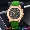 Aquanaut mecânica de alta qualidade 5968 Assista a homens de luxo PP ETA Automático Calendário Display Fino aço de ouro Sapphire Fashion Watches Watch Grenade Watch